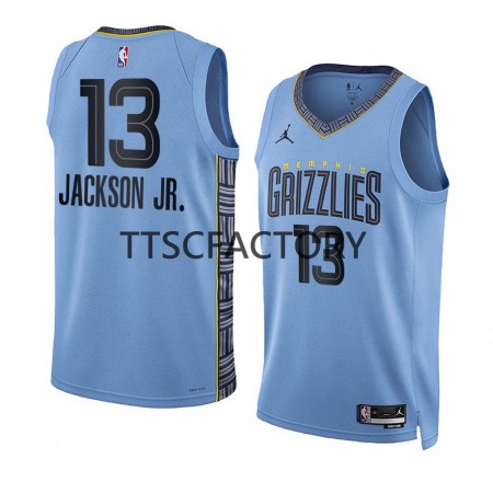 NBA Mænd Trøje Memphis Grizzlies Jaren Jackson Jr. 13 Jordan 2022-23 Statement Edition Blå Swingman NBA Mænd Trøje Memphis Grizzlies Jaren Jackson Jr. 13 Jordan 2022-23 Statement Edition Blå Swingman